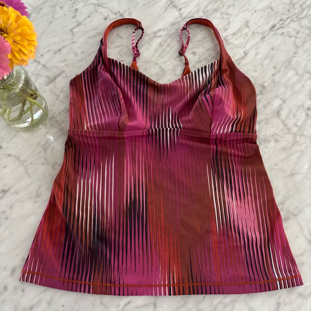 • [Athleta] Printed Tankini Top •